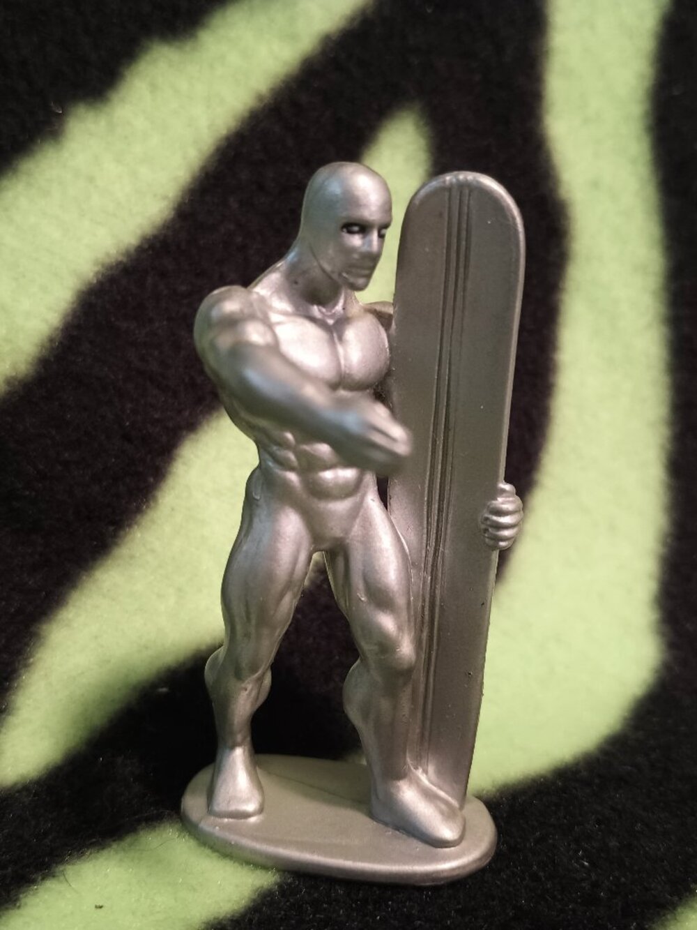 1996 collectible 2.25" Marvel Silver Surfer figurine
